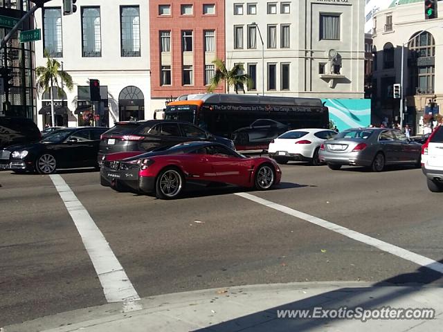 Pagani Huayra spotted in Beverly Hills, California