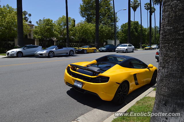 Mclaren MP4-12C spotted in Beverly Hills, California