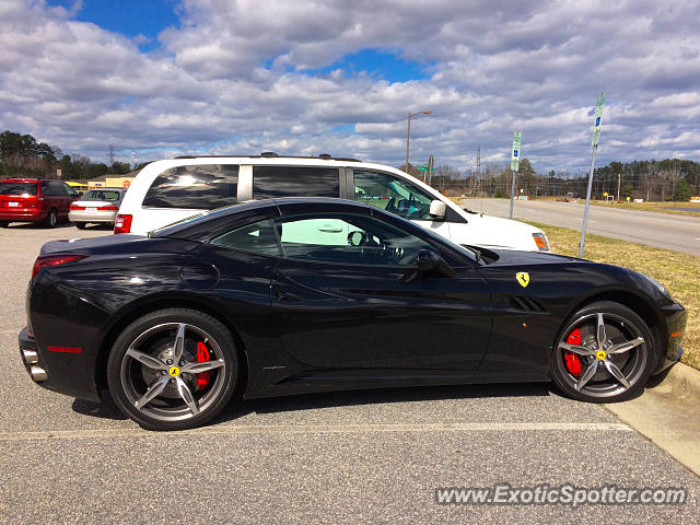 Ferrari California spotted in Rocky Mount, North Carolina