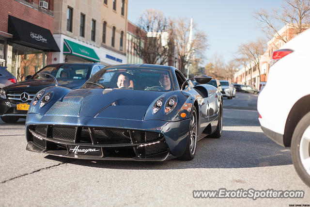 Pagani Huayra spotted in Greenwich, Connecticut