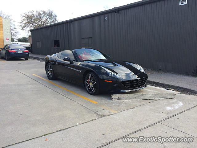 Ferrari California spotted in Houston, Texas