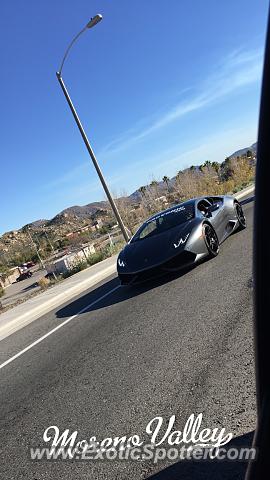 Lamborghini Huracan spotted in Moreno Valley, California