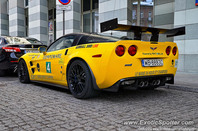 Chevrolet Corvette ZR1 spotted in Warsaw, Poland
