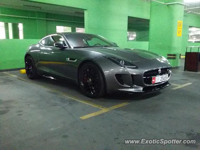 Jaguar F-Type spotted in Abu Dhabi, United Arab Emirates