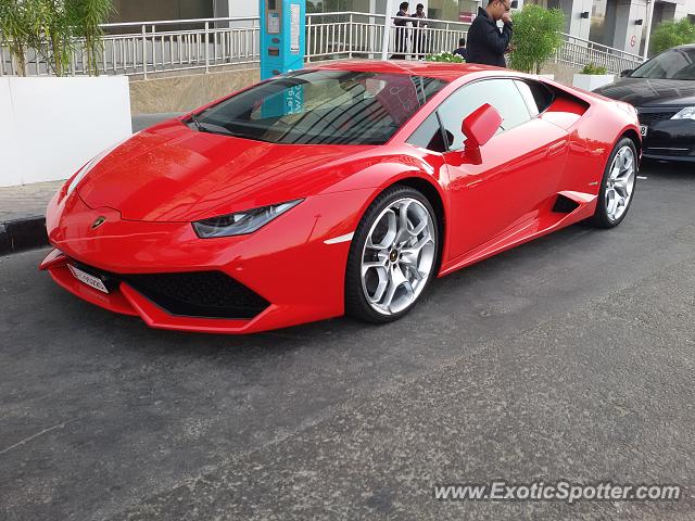Lamborghini Huracan spotted in Abu Dhbai, United Arab Emirates