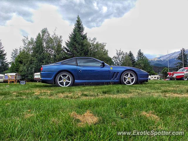Ferrari 550 spotted in Hanmer Springs, New Zealand