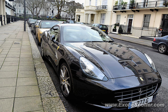 Ferrari California spotted in London, United Kingdom