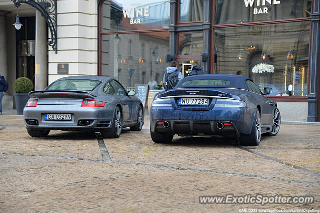 Aston Martin DBS spotted in Warsaw, Poland