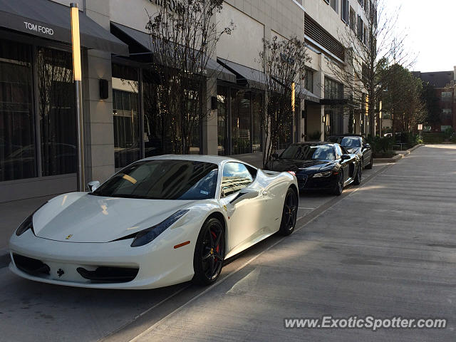 Ferrari 458 Italia spotted in Houston, Texas