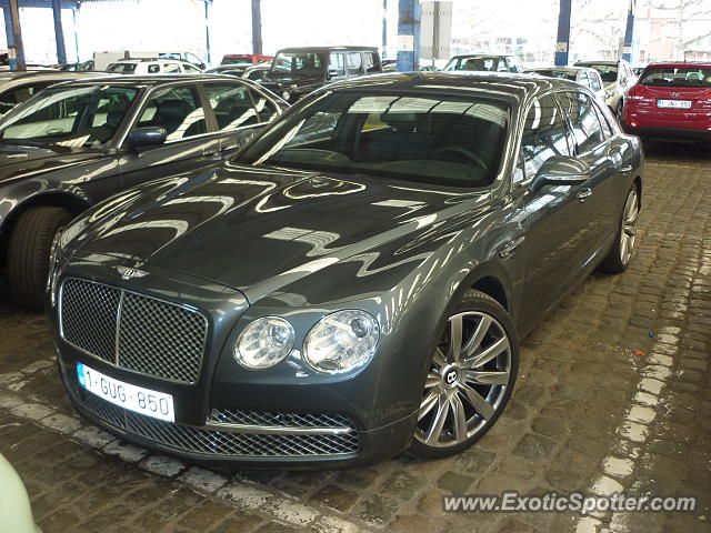 Bentley Flying Spur spotted in Antwerp, Belgium