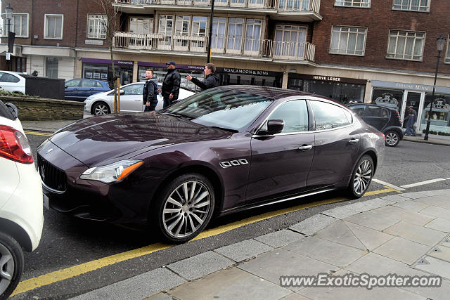 Maserati Quattroporte spotted in London, United Kingdom