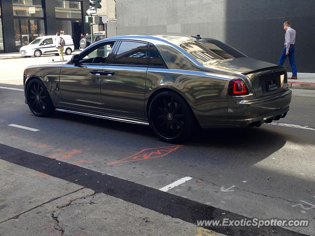 Rolls-Royce Ghost spotted in San Francisco, California