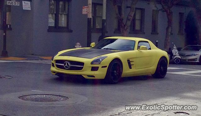 Mercedes SLS AMG spotted in San Francisco, California