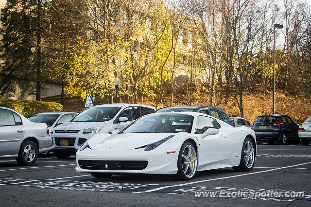 Ferrari 458 Italia spotted in Binghamton, New York