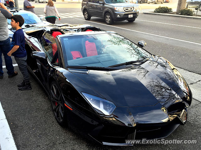 Lamborghini Aventador spotted in Beverly Hills, California