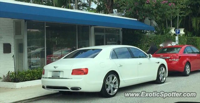 Bentley Flying Spur spotted in Palm Beach, Florida