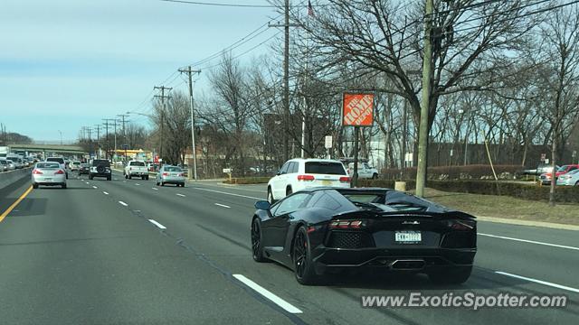 Lamborghini Aventador spotted in Paramus, New Jersey