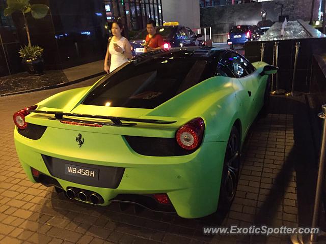 Ferrari 458 Italia spotted in Kuala Lumpur, Malaysia