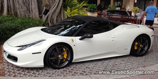 Ferrari 458 Italia spotted in West Palm Beach, Florida