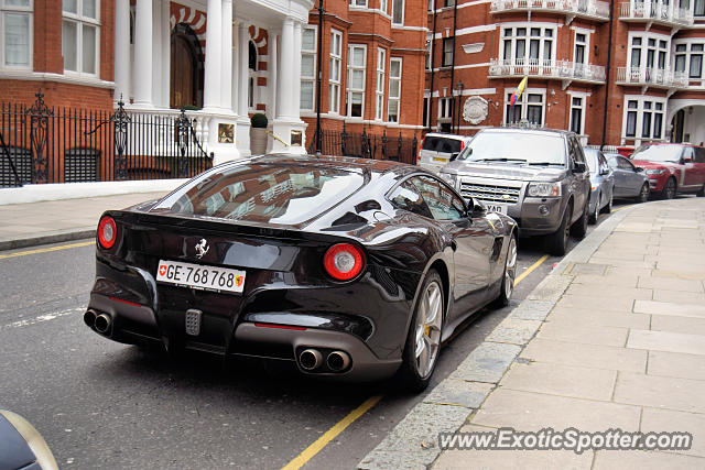 Ferrari F12 spotted in London, United Kingdom