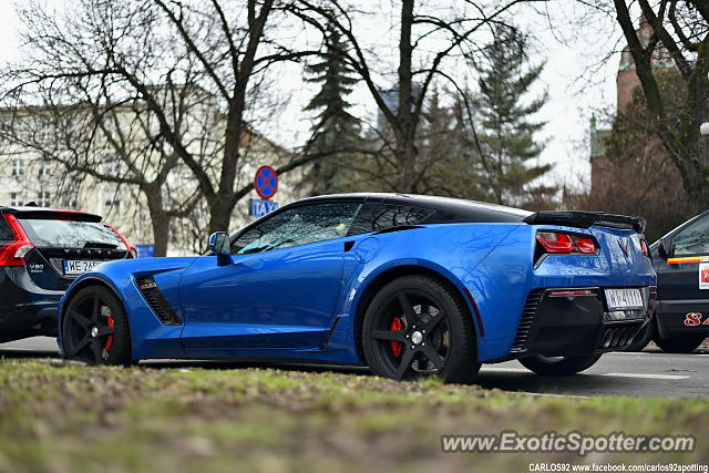 Chevrolet Corvette Z06 spotted in Warsaw, Poland