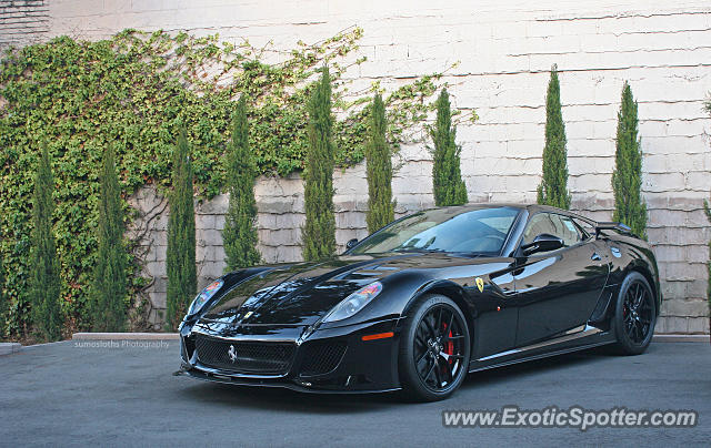 Ferrari 599GTO spotted in Carmel, California