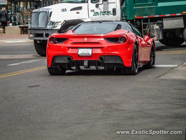 Ferrari 488 GTB spotted in Cherry creek, Colorado