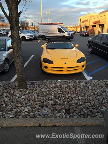 Dodge Viper spotted in West Caldwell, New Jersey