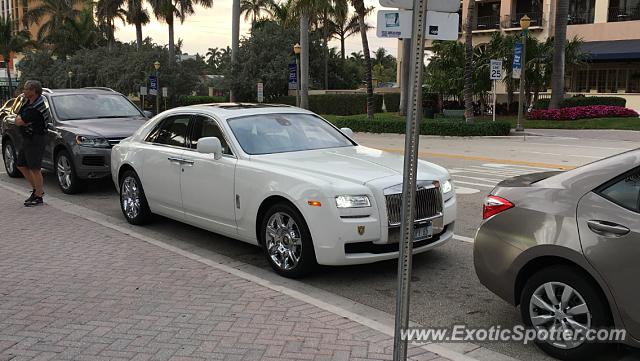 Rolls-Royce Ghost spotted in Delray Beach, Florida