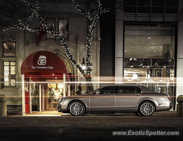 Bentley Flying Spur spotted in Indianapolis, Indiana