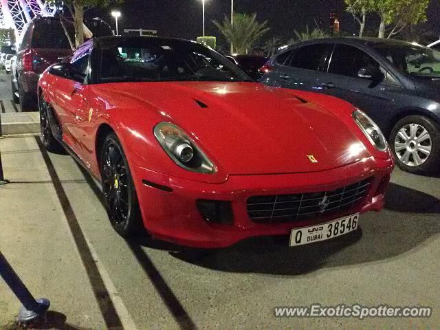 Ferrari 599GTB spotted in Abu Dhabi, United Arab Emirates