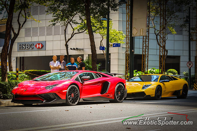 Lamborghini Aventador spotted in Taguig, Philippines