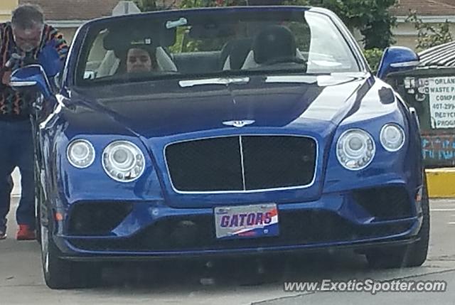 Bentley Continental spotted in Orlando, United States