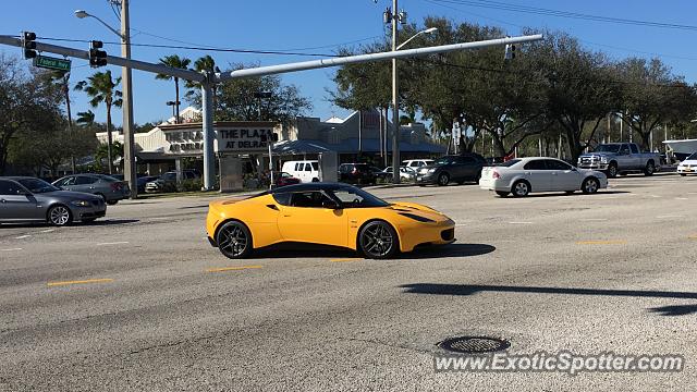Lotus Evora spotted in Delray Beach, Florida