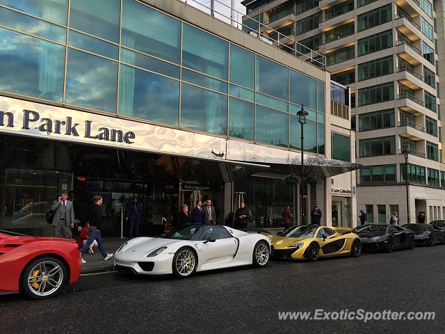 Porsche 918 Spyder spotted in London, United Kingdom