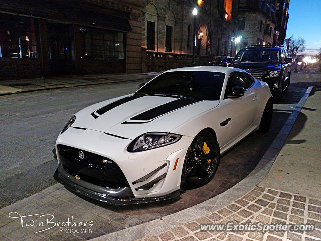 Jaguar XKR-S spotted in Boston, Massachusetts