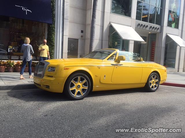 Rolls-Royce Phantom spotted in Beverly Hills, California