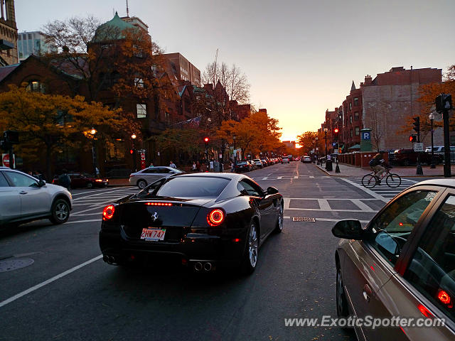 Ferrari 599GTB spotted in Boston, Massachusetts