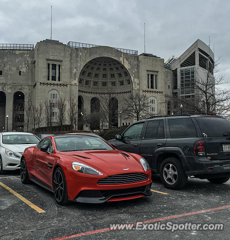 Aston Martin Vanquish spotted in Columbus, Ohio