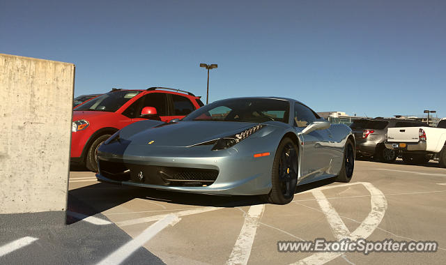 Ferrari 458 Italia spotted in Denver, Colorado