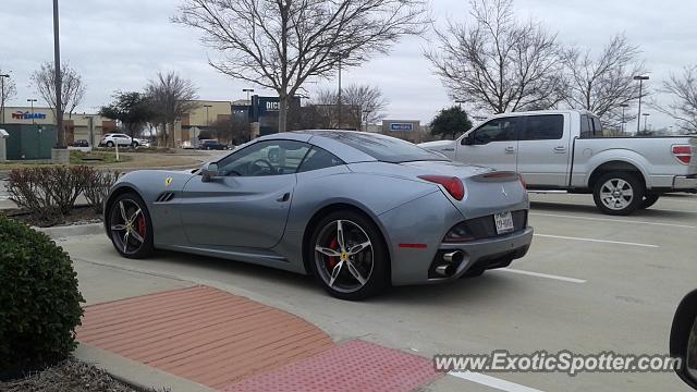 Ferrari California spotted in Frisco, Texas