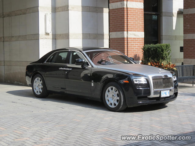 Rolls-Royce Ghost spotted in Toronto, Canada