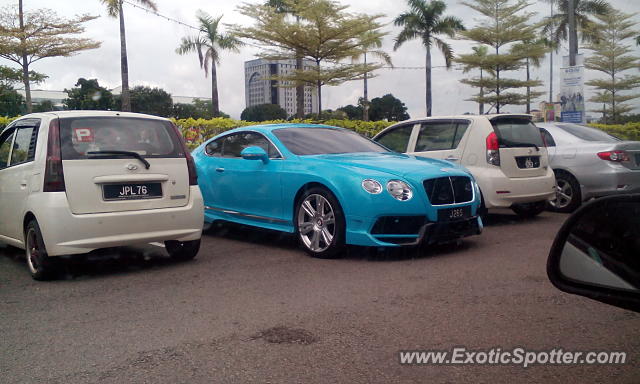 Bentley Continental spotted in Johor D.T, Malaysia