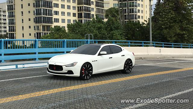 Maserati Ghibli spotted in Delray Beach, Florida