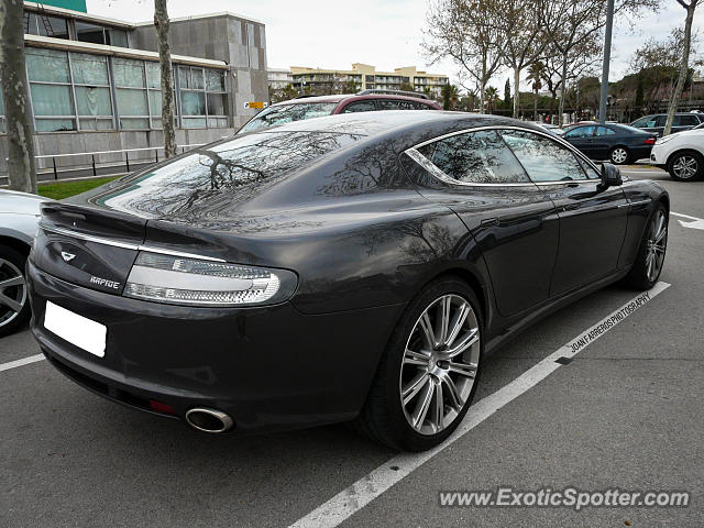 Aston Martin Rapide spotted in Platja d'Aro, Spain