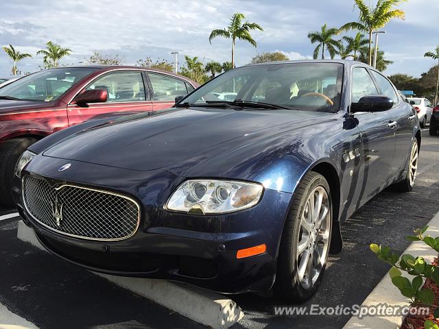 Maserati Quattroporte spotted in Jupiter, Florida