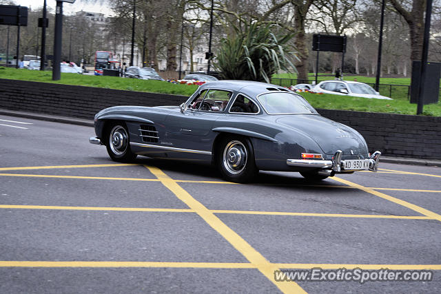 Mercedes 300SL spotted in London, United Kingdom