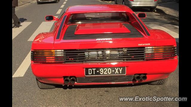 Ferrari Testarossa spotted in Paris, France