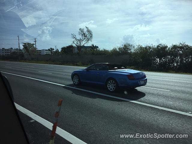Bentley Continental spotted in Miami, Florida