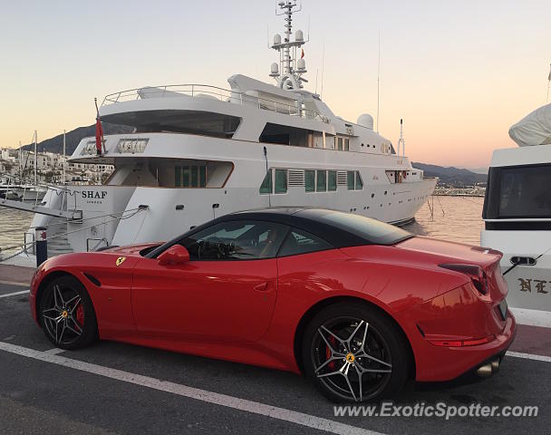 Ferrari California spotted in Marbella, Spain